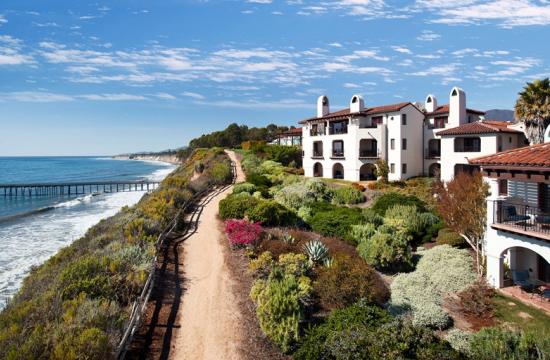 Bacara Resort offers sweeping views of the Pacific Ocean on the coast just north of Santa Barbara.
