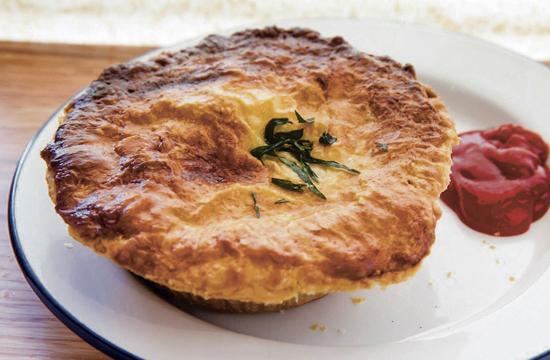 One of the Aussie meat pies.