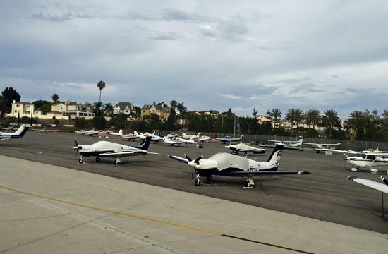 The 12 acres of tie-downs at Santa Monica Airport will eventually be turned into parks