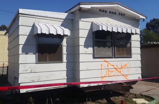 The former Village Trailer Park site at 2930 Colorado Ave. in Santa Monica resembles more of a ghost town as the site's pending development looms.