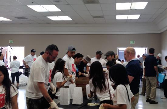 Feeding the Homeless in Santa Monica